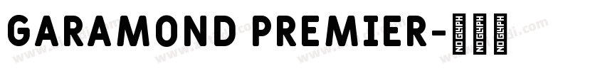 Garamond Premier字体转换